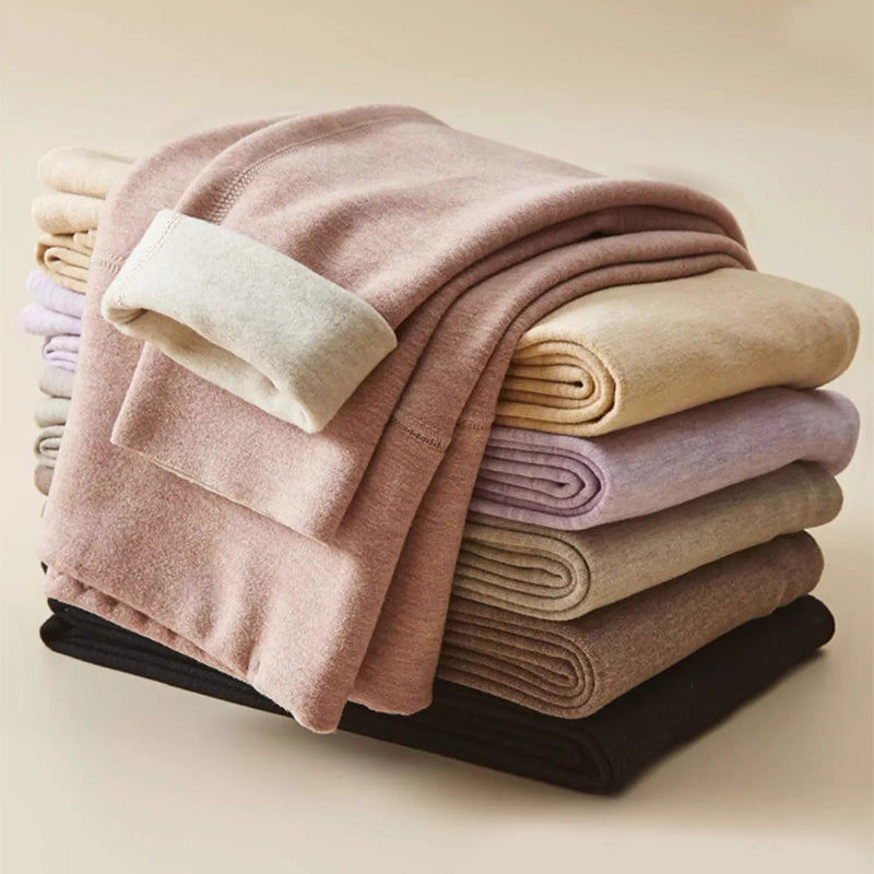 Leggings quentes de inverno Calças de cashmere Fit
