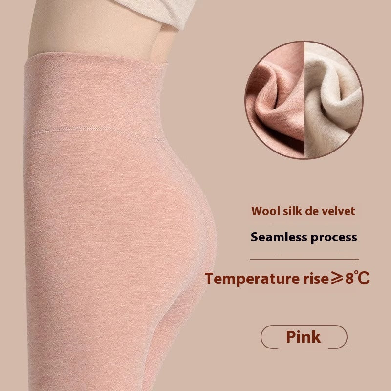 Leggings quentes de inverno Calças de cashmere Fit